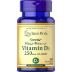 Puritan's Pride, Vitamin D3, 250 mcg (10,000 IU), 100 Softgels
