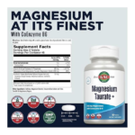 KAL, Magnesium Taurate+, 200 mg, 90 Tablets - Image 2
