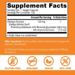 Doctor's Best, Extra Strength Ginkgo, 120 mg, 120 Veggie Caps - Image 2