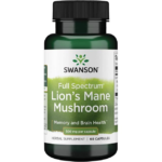 Swanson, Lion's Mane Mushroom, 500 mg, 60 Capsules