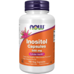 NOW Foods, Inositol Capsules, 500mg, 100 Capsules