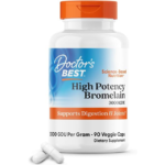 Doctor's Best, High Potency Bromelain, 3000 GDU 500 mg, 90 Capsules
