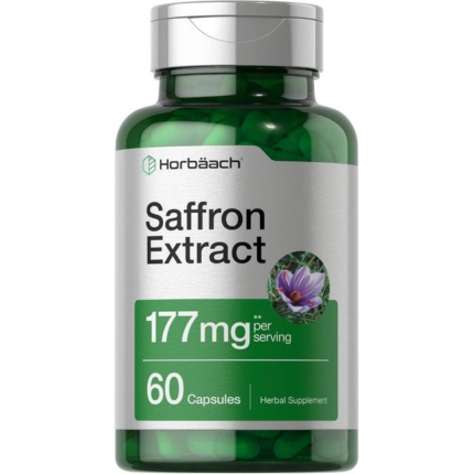 Horbäach, Saffron Extract,177 mg, 60 Capsules