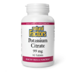 Natural Factors, Potassium Citrate, 99 mg, 90 Tablets