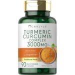 Carlyle, Turmeric Curcumin, 3000mg, 90 Powder Capsules