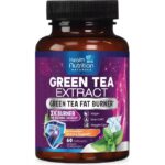 Health Nutrition Naturals, Green Tea Pills Extract, 1300mg, 60 Capsules