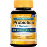 NewRhythm, Probiotics, 50 Billion CFU 20 Strains, 60 Veggie Capsules