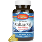 Carlson, Wild Norwegian, Cod Liver Oil Gems, 1,000 mg, 100 Soft Gels