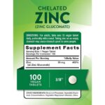 Nature's Truth, Chelated Zinc, 50 mg, 100 Tablets - Image 2