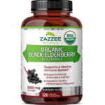 Zazzee, Black Elderberry 10:1 Extract, 5000 mg, 120 Capsules