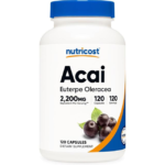 Nutricost, Acai Extract 550mg, 120 Vegetarian Capsules