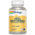 Solaray, Mega Multi Mineral, Iron Free, 100 Capsules