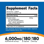 Nutricost, Pine Bark Extract, 6,000 mg, 180 Capsules - Image 2