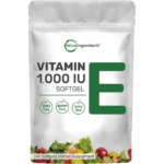 Micro Ingredients Vitamin E 1000 IU, 240 Softgels