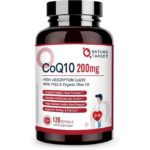 NATURE TARGET, CoQ10-200mg-Softgels + PQQ, 120 Capsules