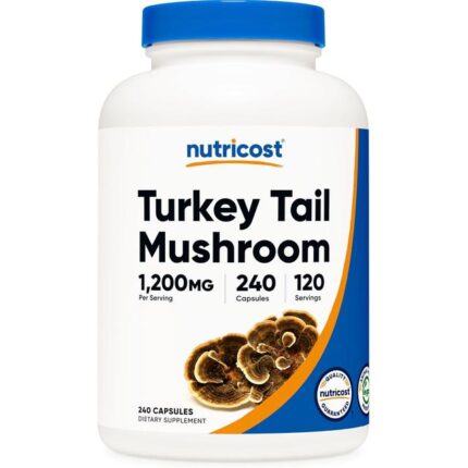 Nutricost, Turkey Tail Mushroom, 120 Capsules
