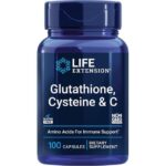 Life Extension, Glutathione, Cysteine & C, 100 Capsules