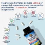 Vitalitown - 10 in 1 Magnesium Complex Supplement - 400mg - 90 Caps - Image 3