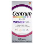 Centrum, Silver Women 50+ Multivitamin, 100 Tablets