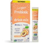 Enzymedica - SubCulture Probiotic Drink Mix Powder - Peach Bliss, 20 Count
